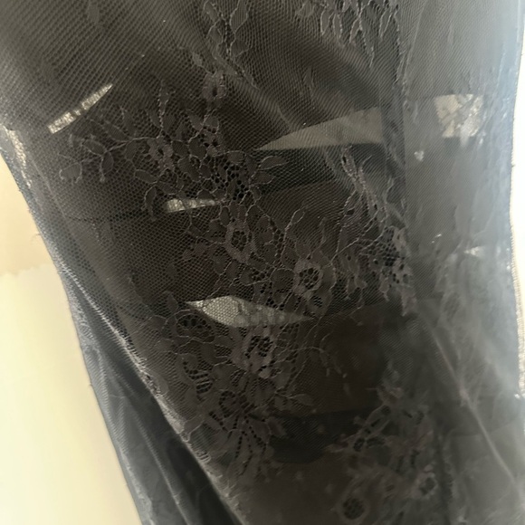 Lulu's Black One-Shoulder Lace Dress - Picture 6 of 10